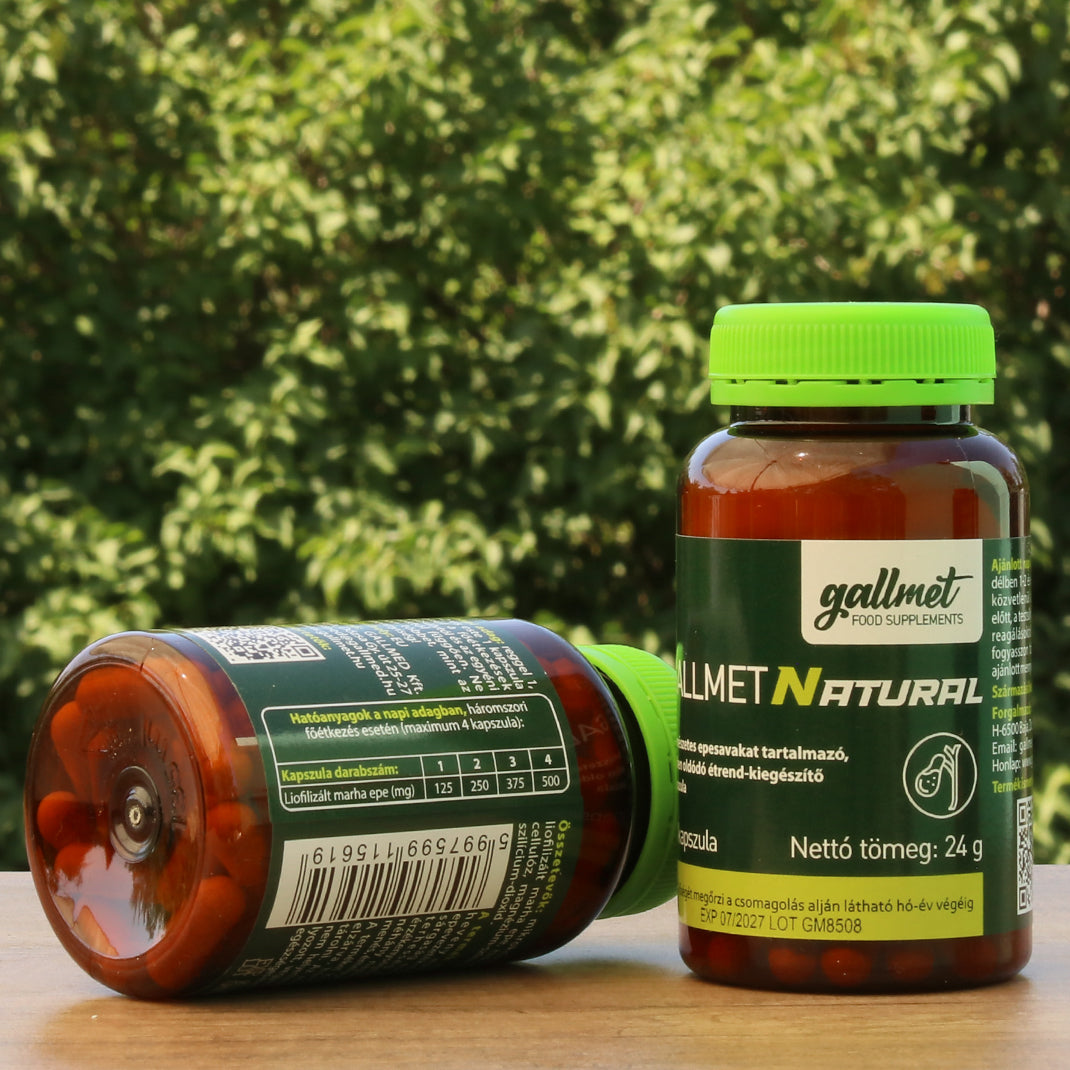Gallmet Natural kapsule sa žučnim kiselinama • 60 kom.
