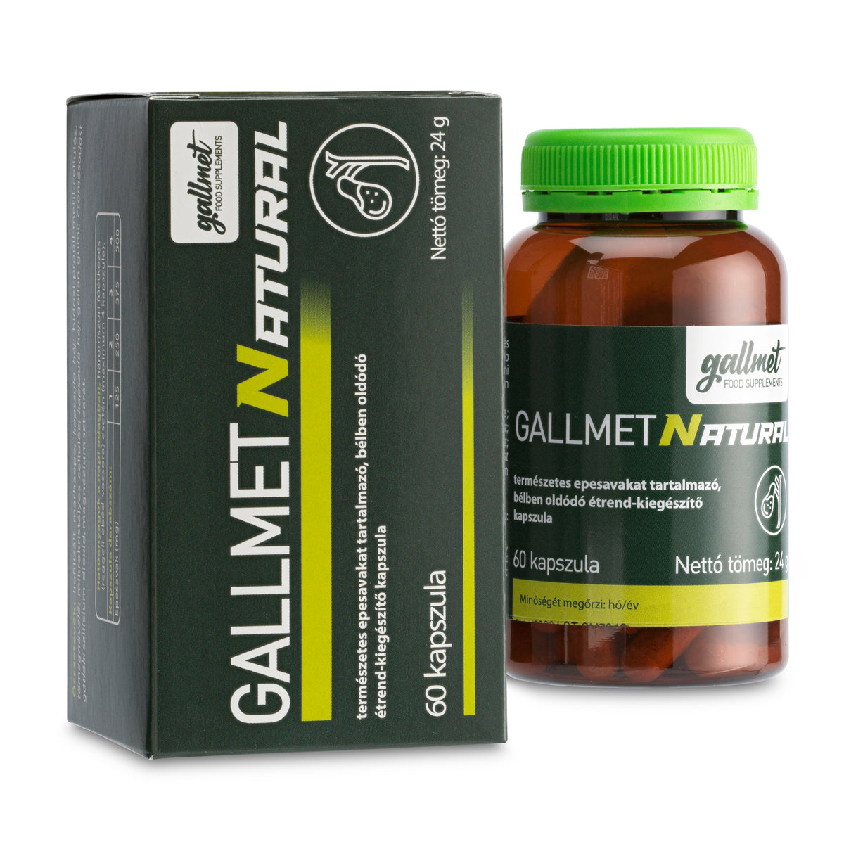 Gallmet Natural kapsule sa žučnim kiselinama • 60 kom.