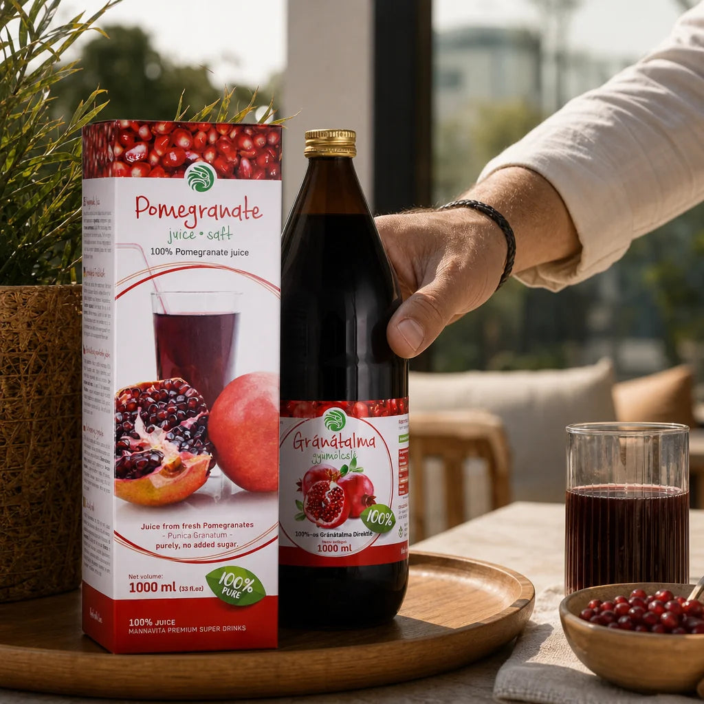 Mannavita • Sok od Nara, 100% cijeđeni čisti sok • 1000 ml
