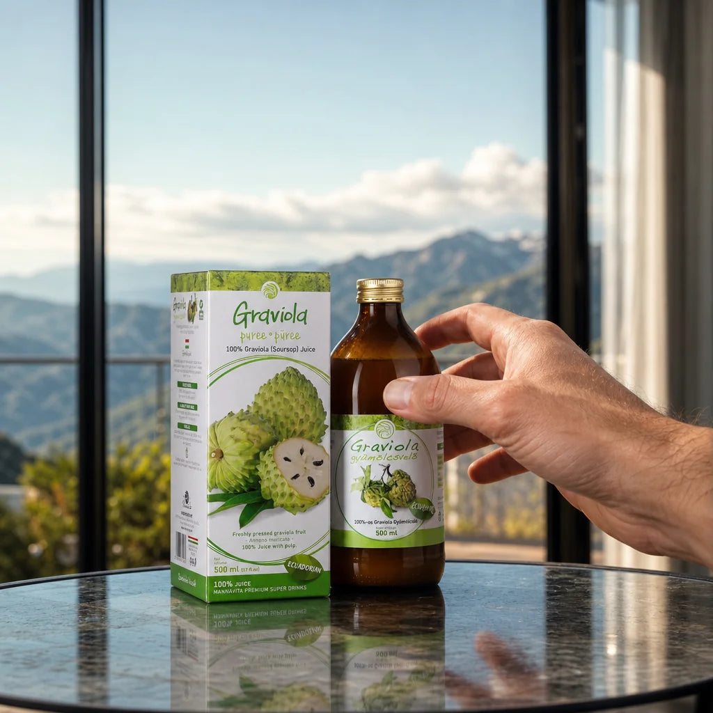 Mannavita Graviola 100% cijeđeni čisti pire • 500 ml
