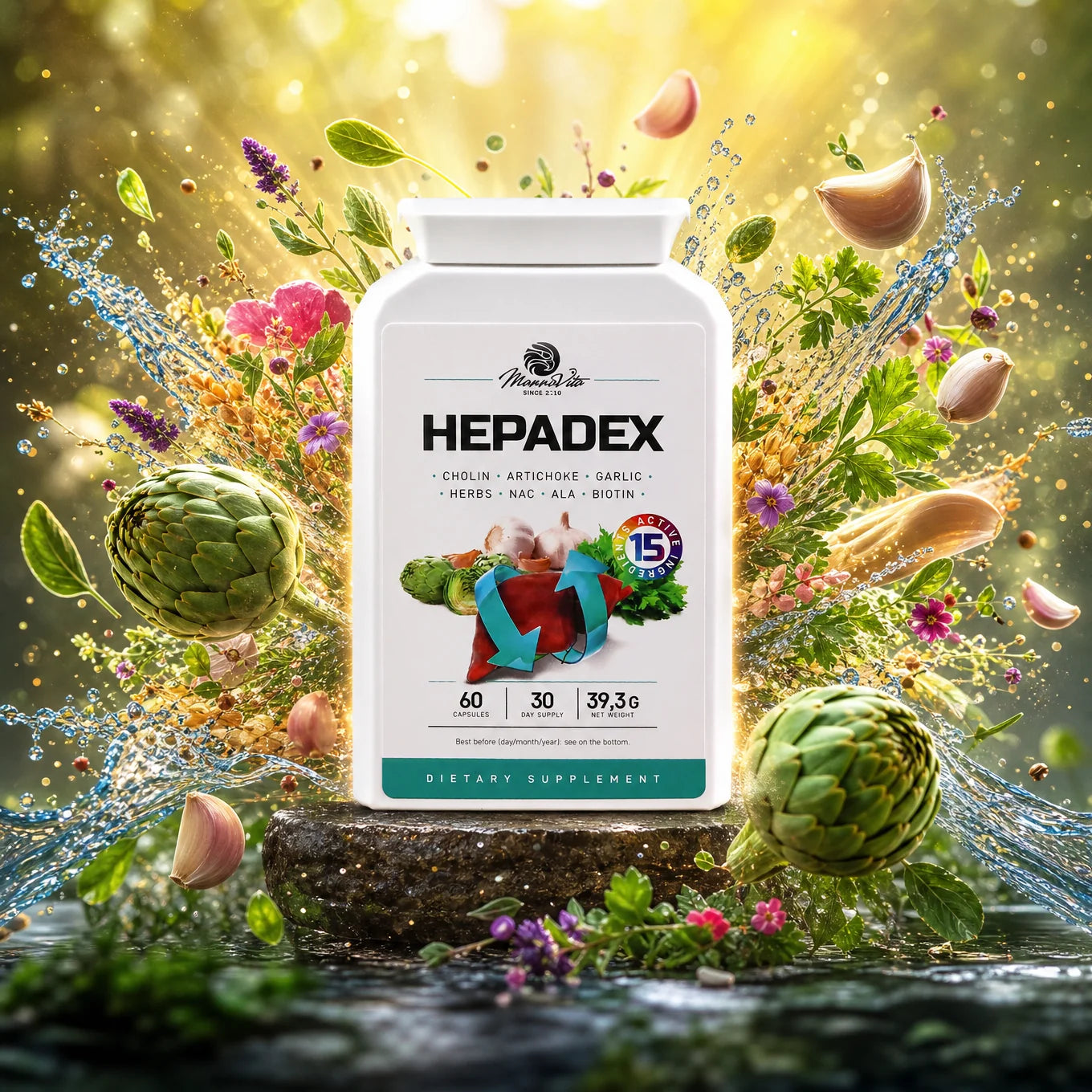 HEPADEX kompleks za regeneraciju jetre i poboljšanje zdravlja jetre • 60 kapsula