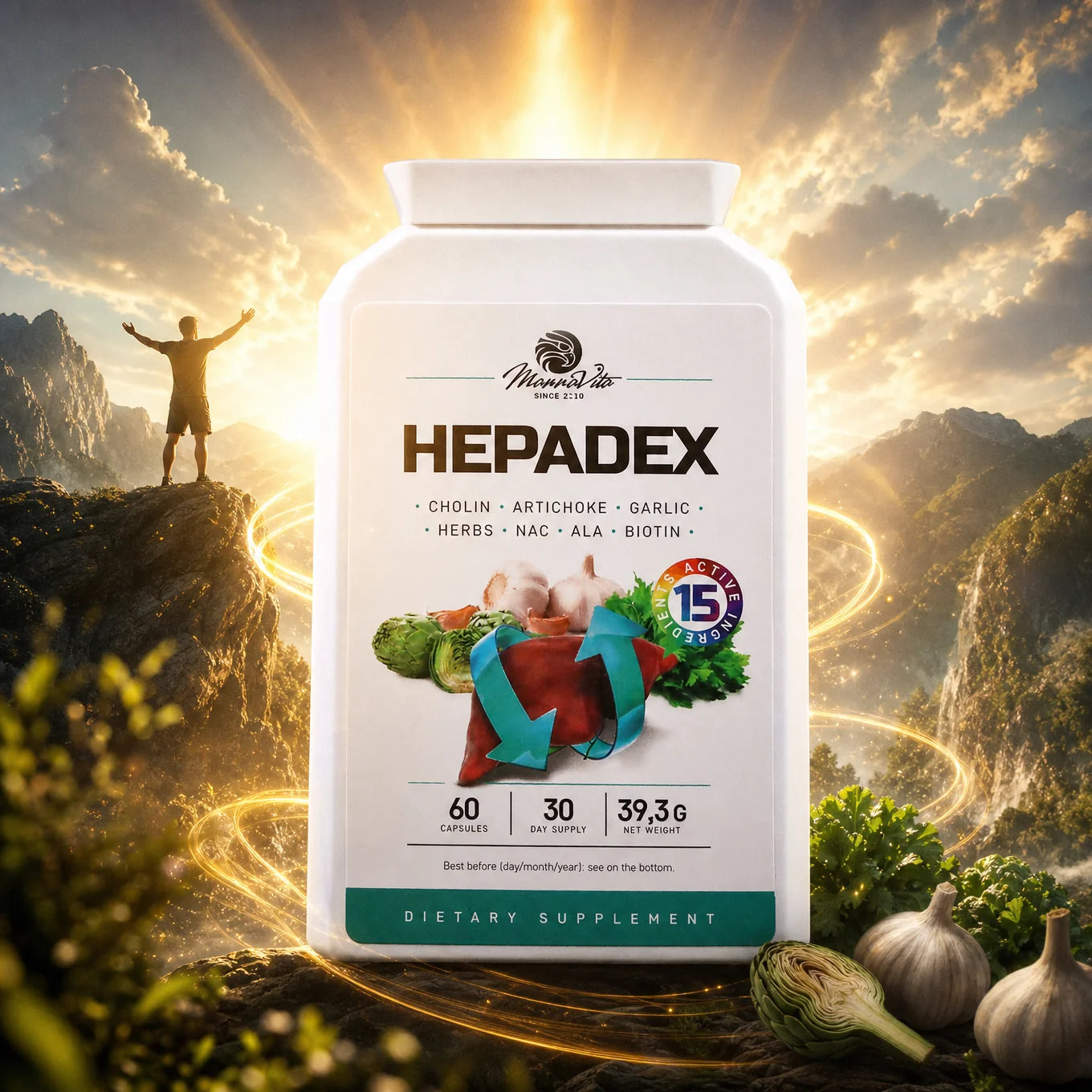 HEPADEX kompleks za regeneraciju jetre i poboljšanje zdravlja jetre • 60 kapsula