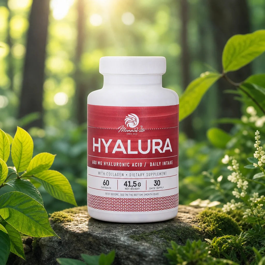 Hyalura 600 mg hijaluronska kiselina + kolagen kapsule • 60 kom.