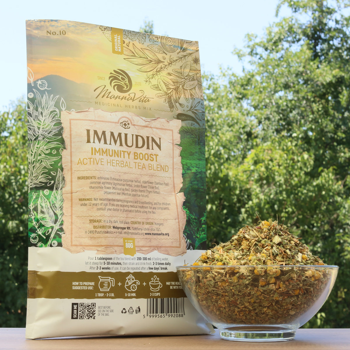 IMMUDIN Aktivna biljna čajna mješavina za jačanje imuniteta • 80g