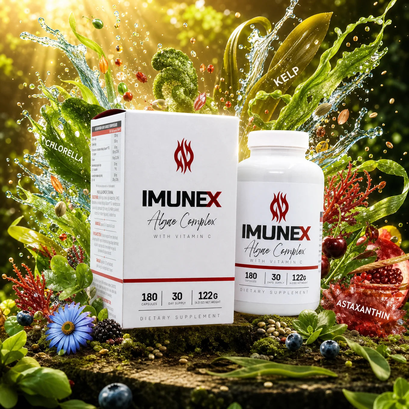 IMUNEX kompleks algi • s 5 algi • 180 kapsula