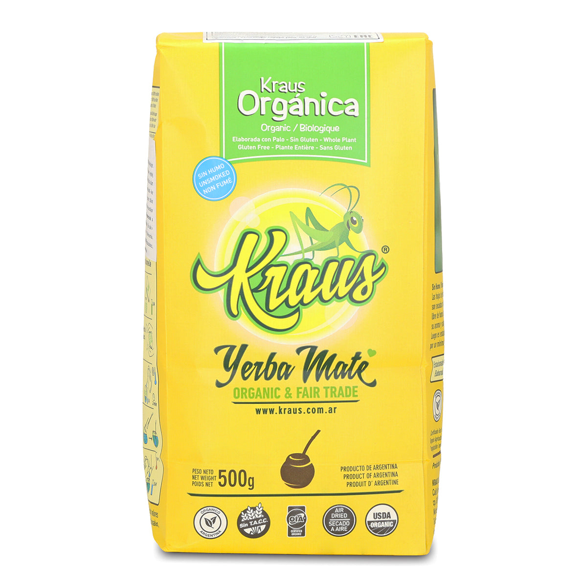 Kraus čaj od yerba matea • Elaborada, con palo • 500 g
