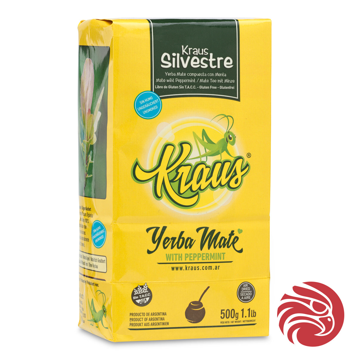 Kraus čaj od yerba mate • Silvestre, MENTA • 500 g