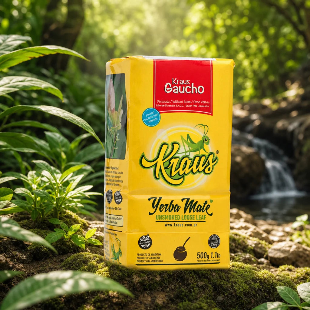 Kraus čaj od yerba mate • Silvestre, MENTA • 500 g