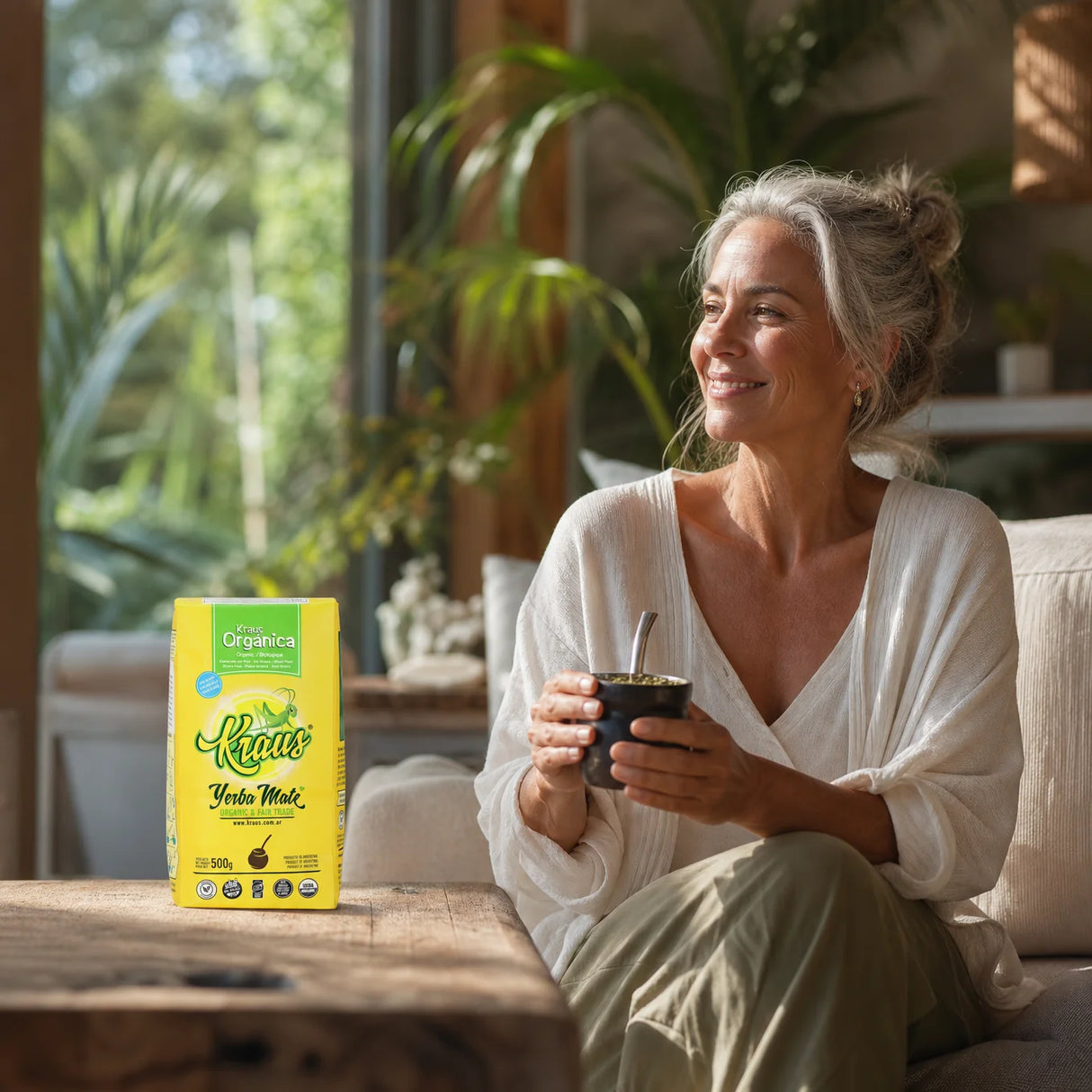 Kraus yerba mate • Gaucho, Sin palo – Bez stabljika • 500 g