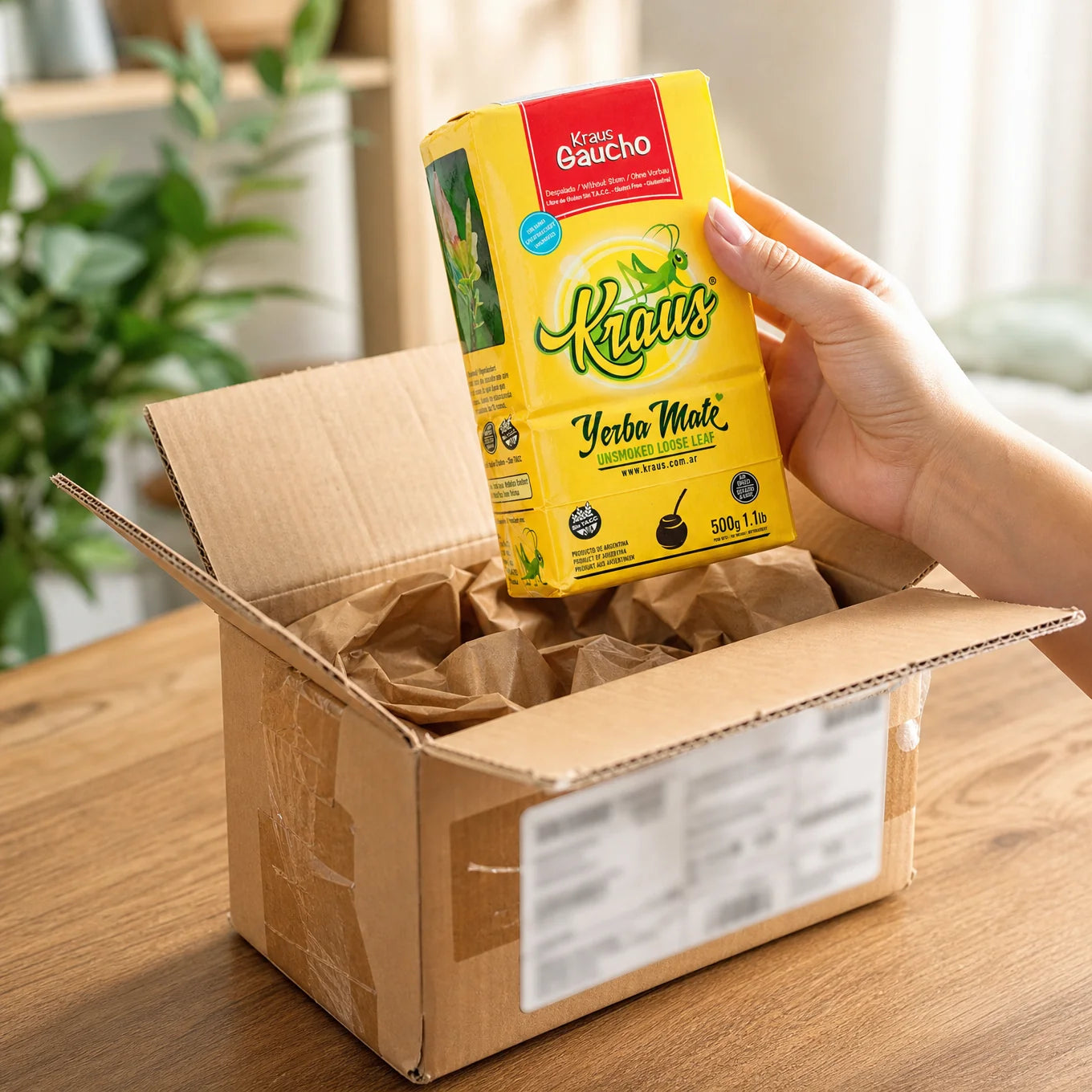 Kraus čaj od yerba mate • Silvestre, MENTA • 500 g