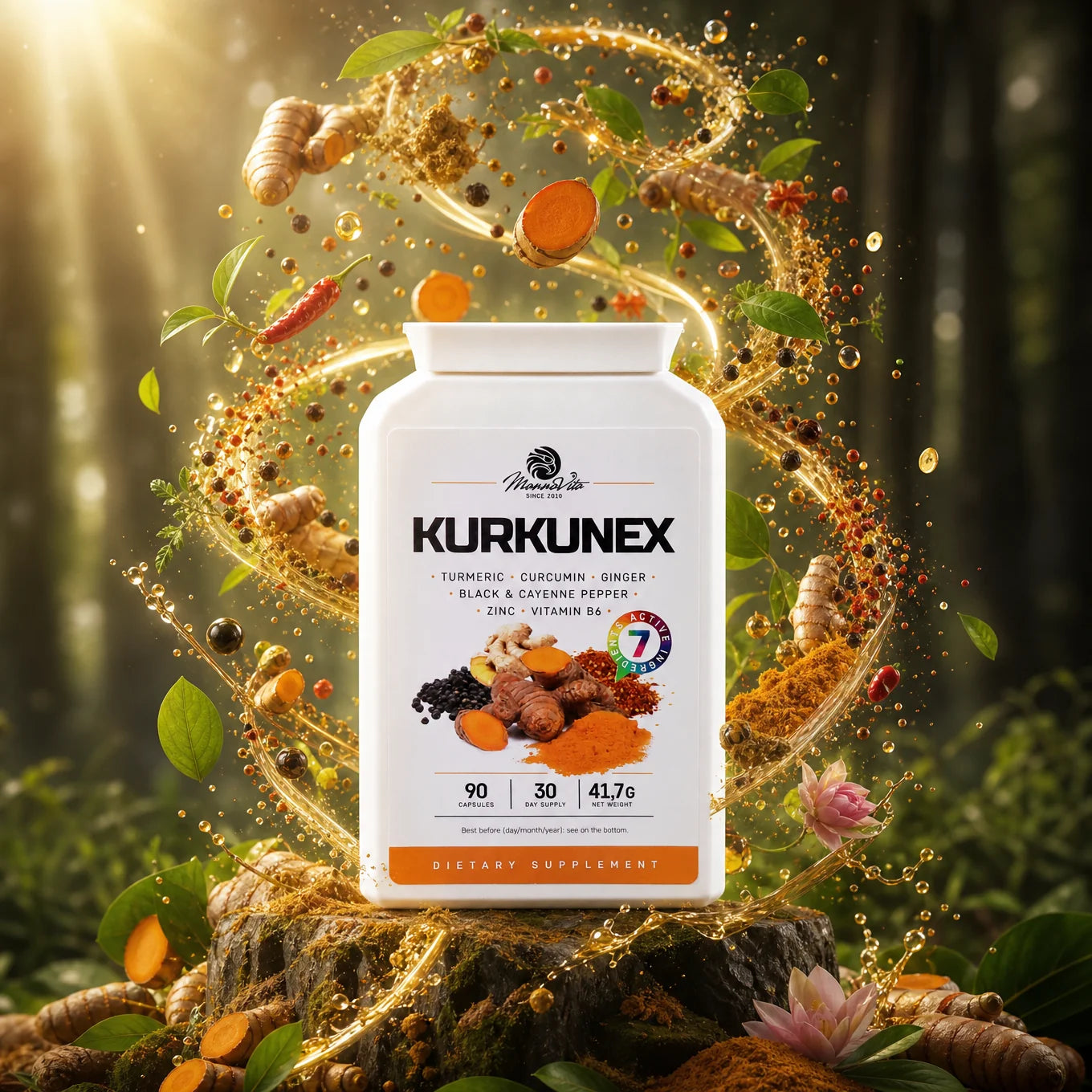 KURKUNEX kompleks ekstrakta kurkume • 90 kapsula