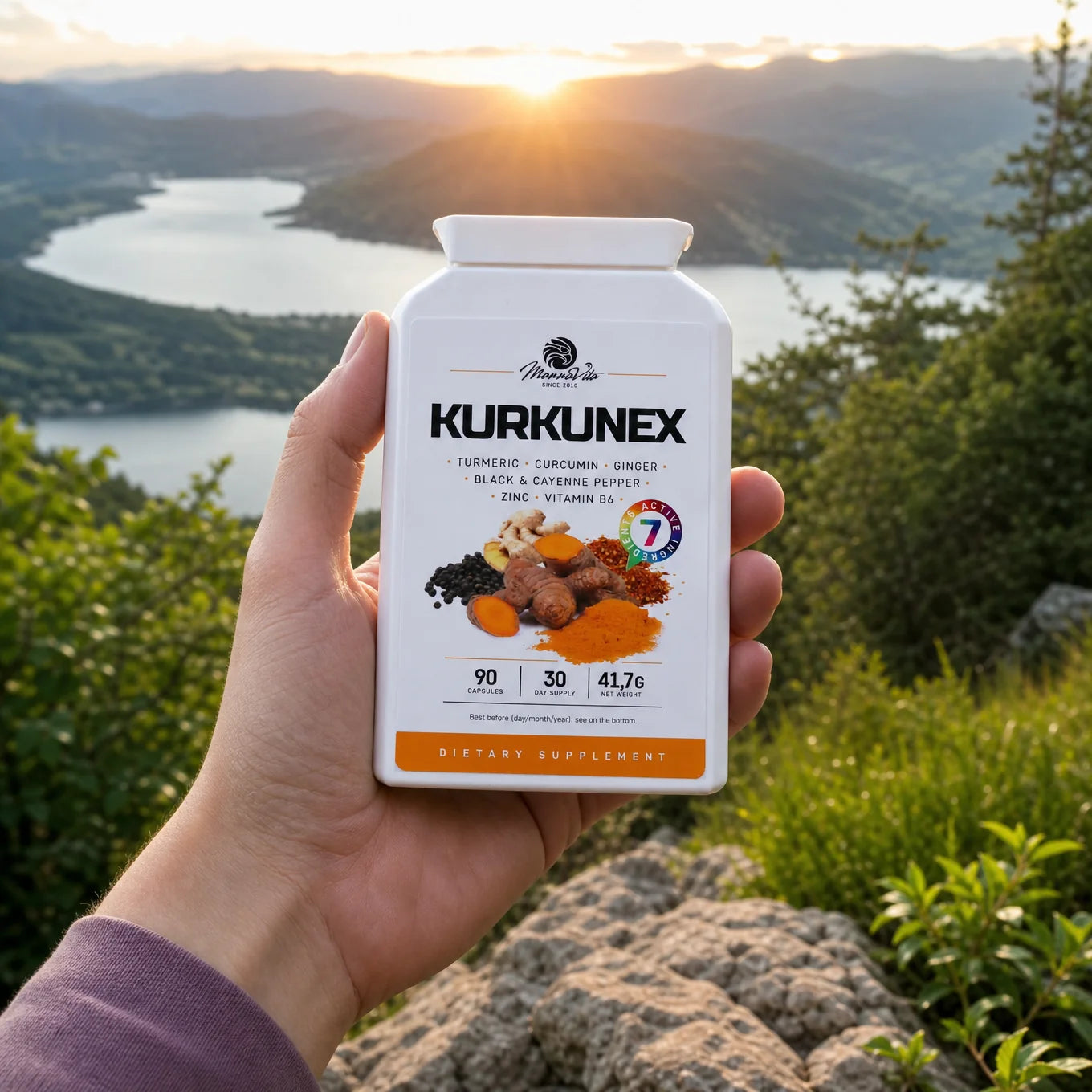 KURKUNEX kompleks ekstrakta kurkume • 90 kapsula