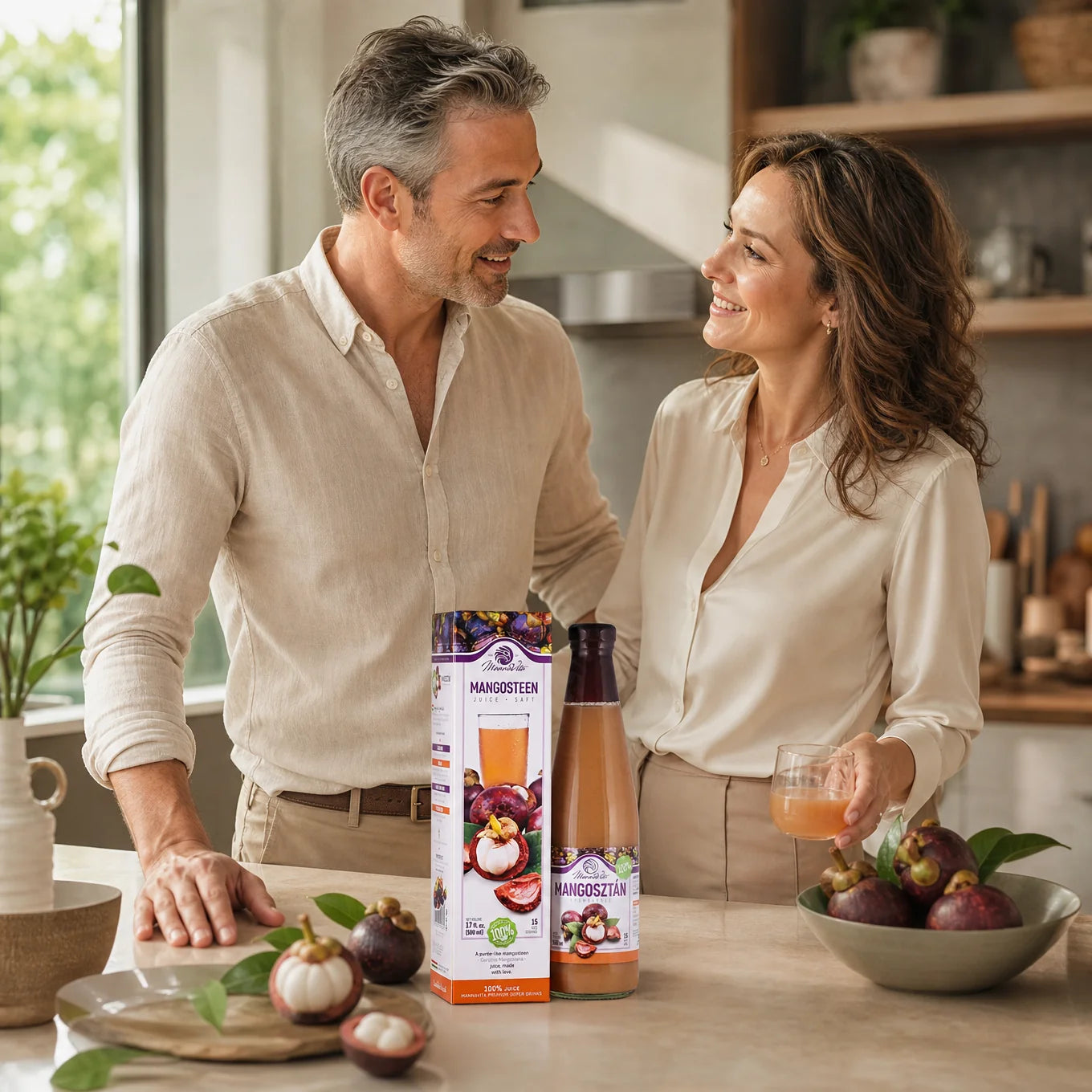 Mannavita Mangostin 100% preširani pire • 500 ml