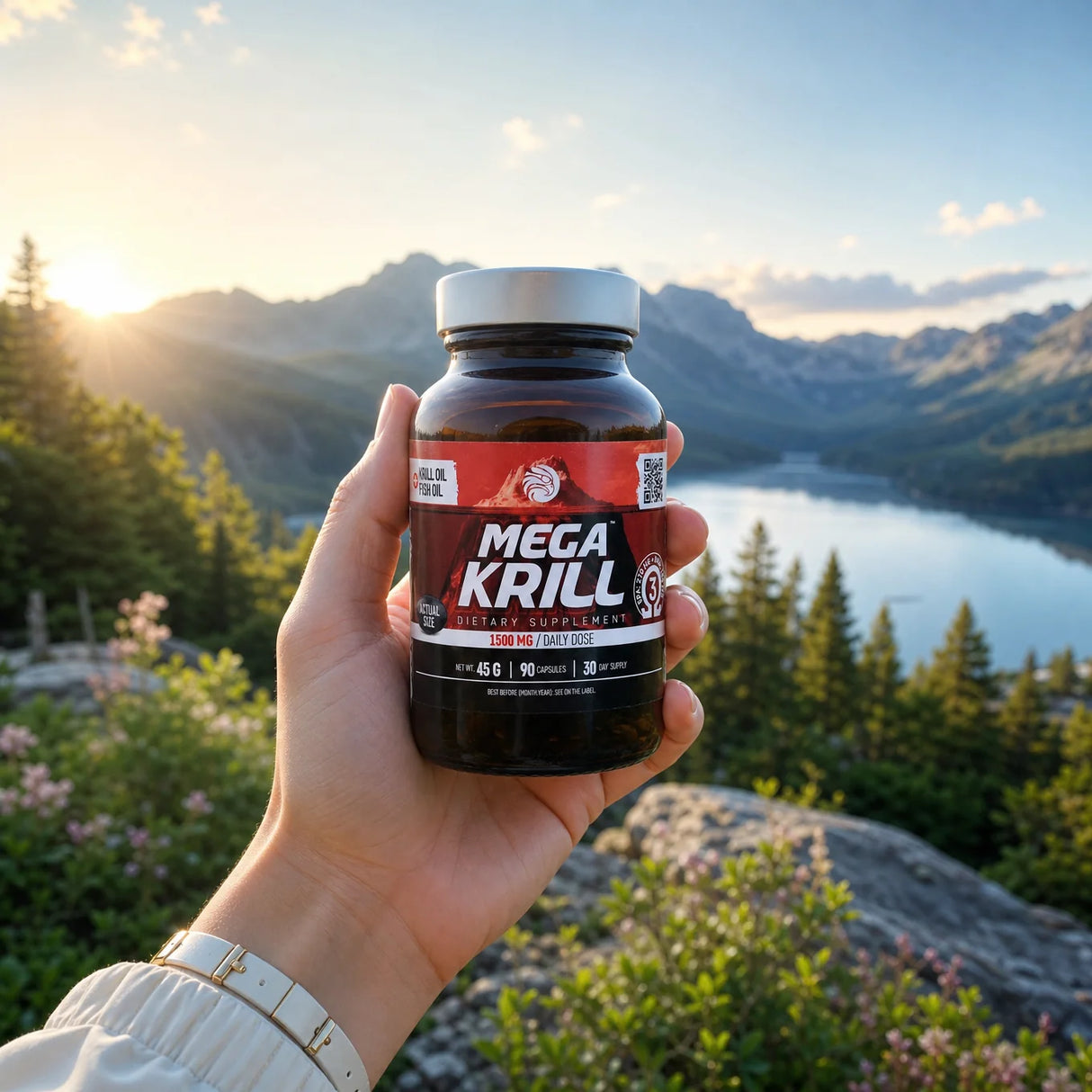 MegaKRILL 1500 mg ulje krila + riblje ulje • 90 kapsula