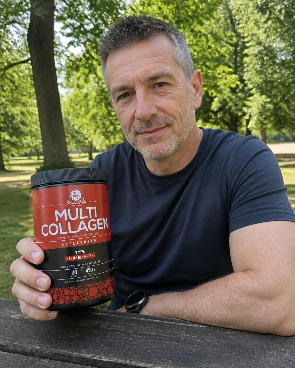 Mannavita Multi Kolagen prah, Bez okusa • 450g