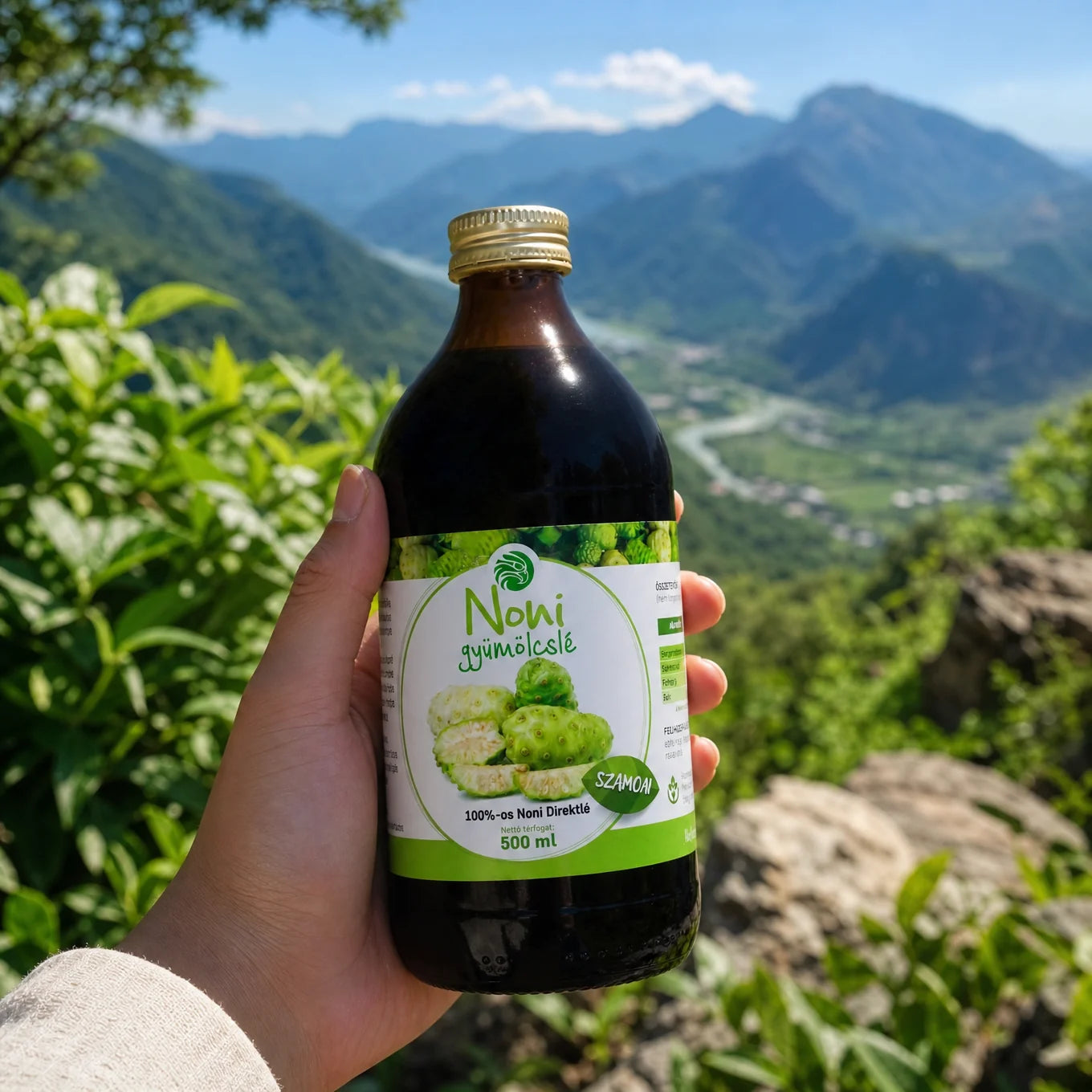 Mannavita • Sok od Noni, 100% cijeđeni čisti sok • 500 ml