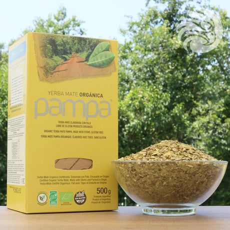 Pampa organski čaj od yerba mate • Elaborada con palo • 500 g