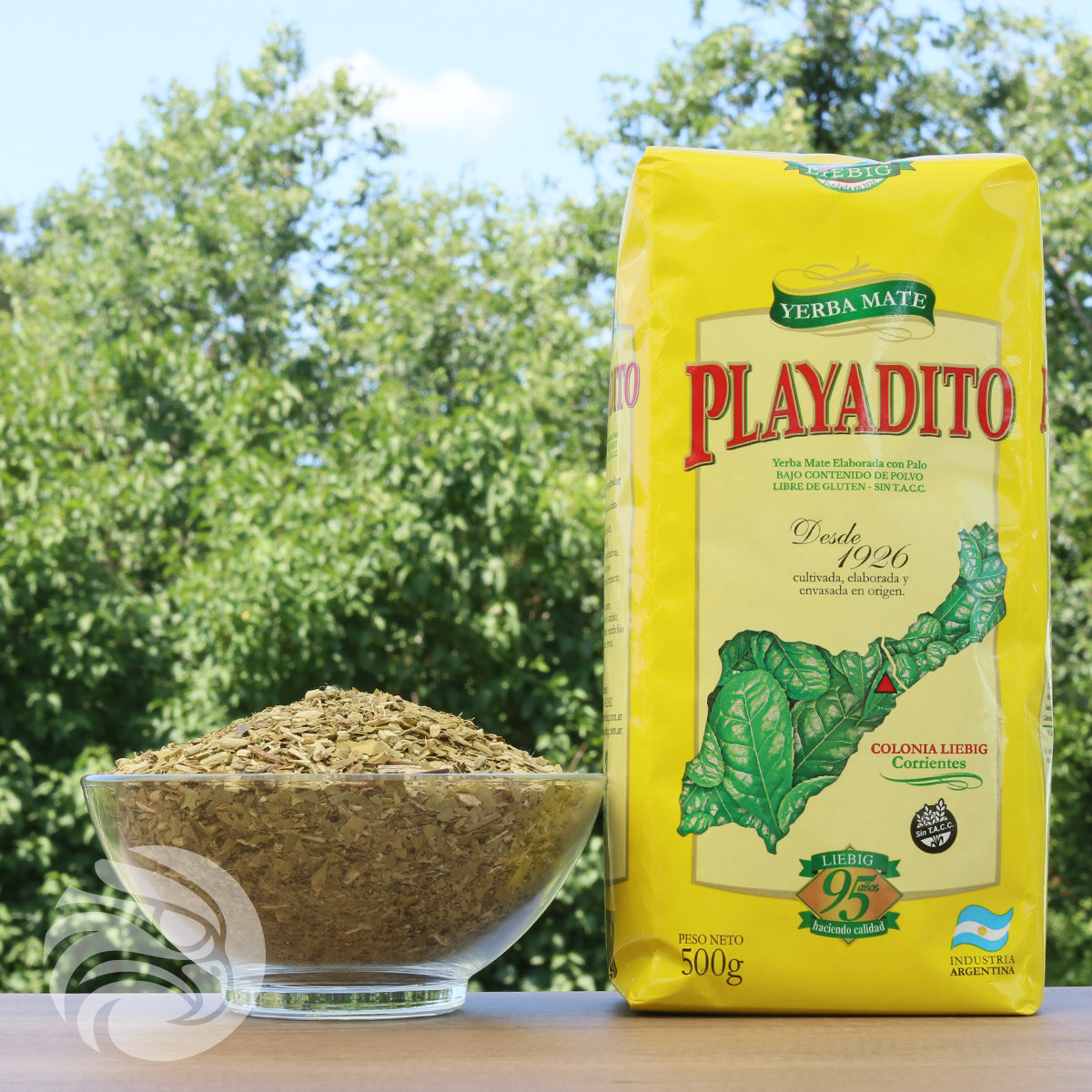 Playadito yerba mate čaj • Elaborada con palo • 500 g