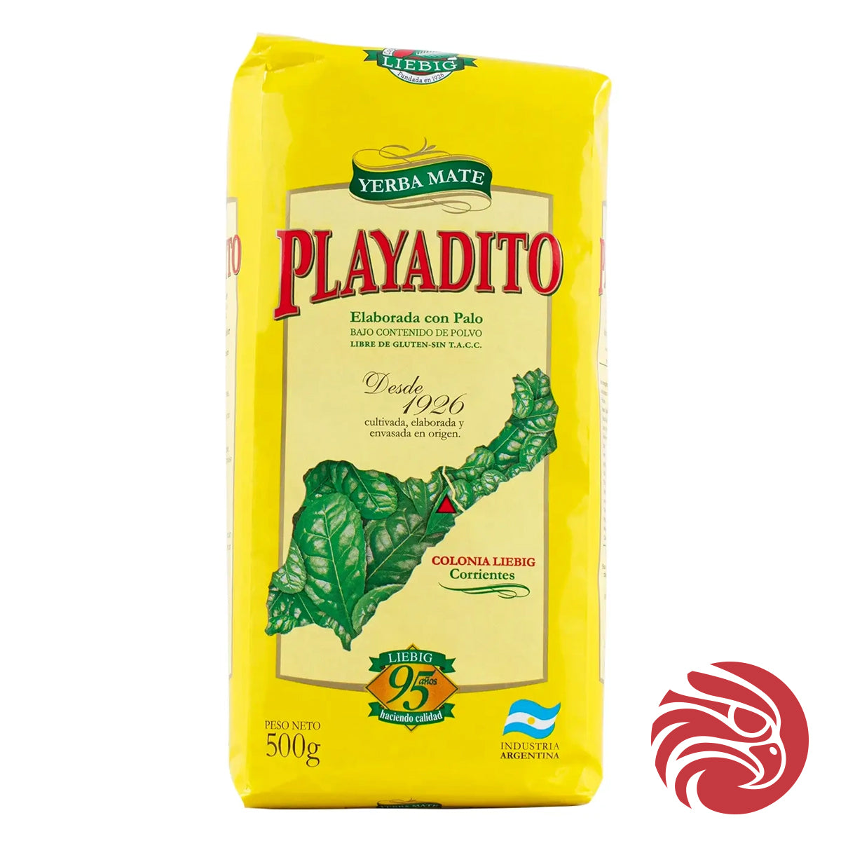 Playadito yerba mate čaj • Elaborada con palo • 500 g