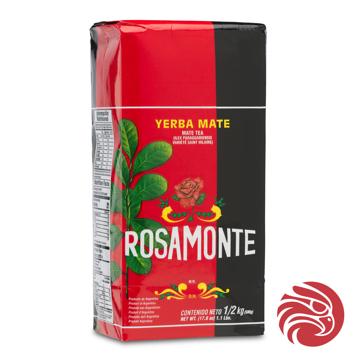 Čaj od yerba mate Rosamonte • Elaborada con palo • 500 g