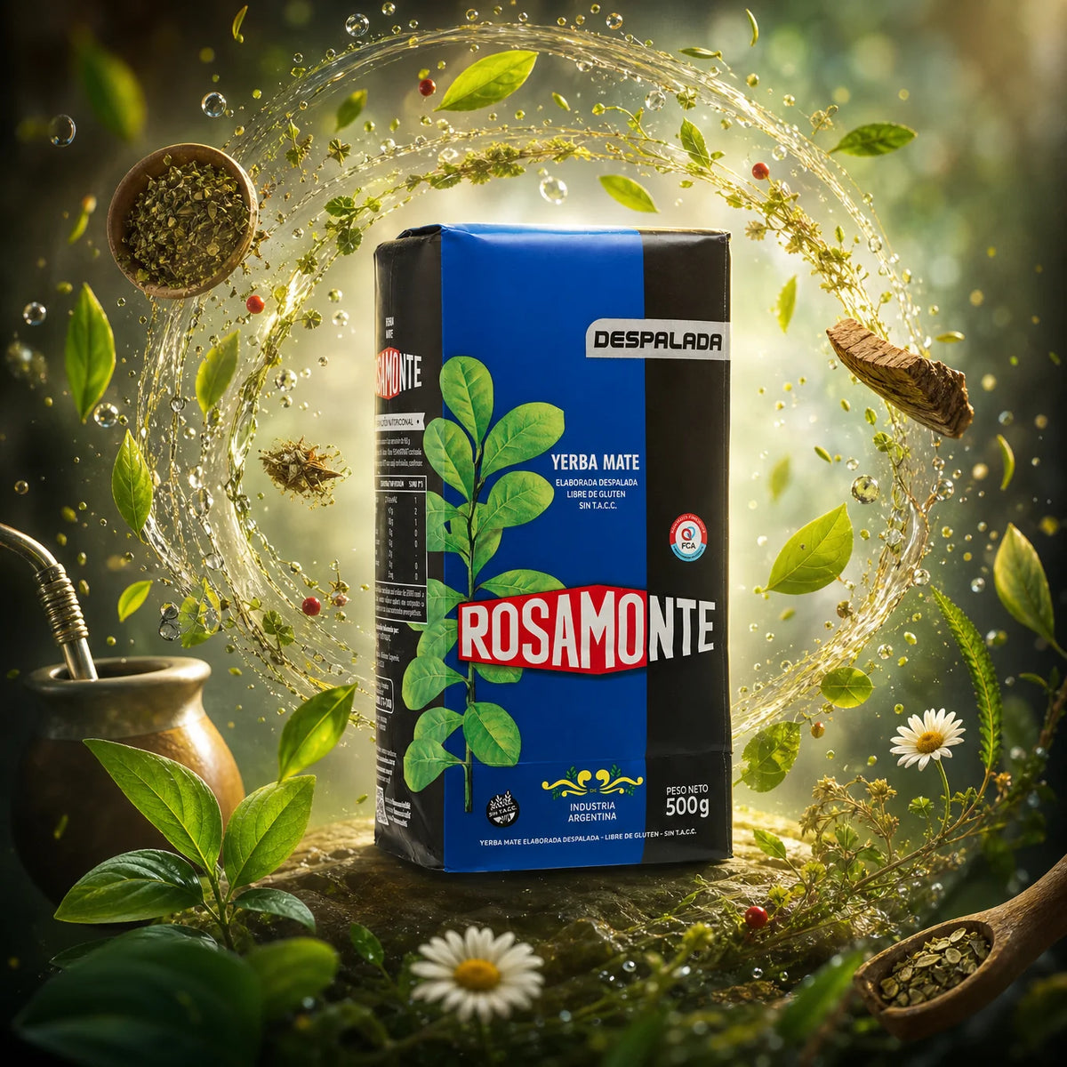 Čaj od yerba mate Rosamonte • DESPALADA • 500 g