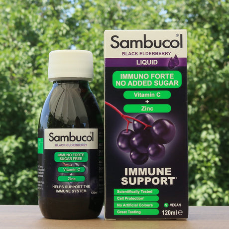 Sambucol sirup od crne bazge, bez šećera • 120 ml