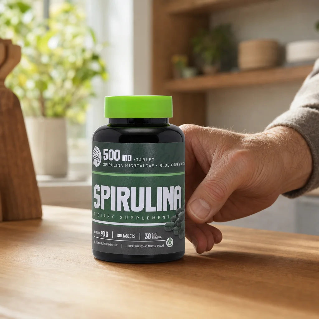 Mannavita Spirulina tablete 500 mg • 180 kom.