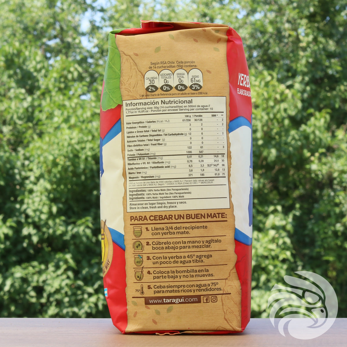 Taragüi yerba mate čaj • S palom • 500 g