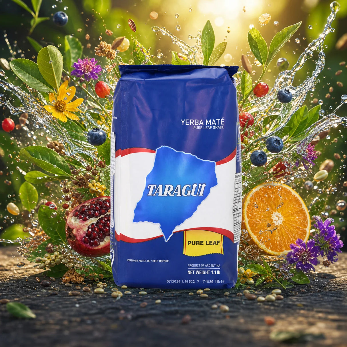 Taragüi yerba mate čaj • Čisti list – sin palo • 500 g