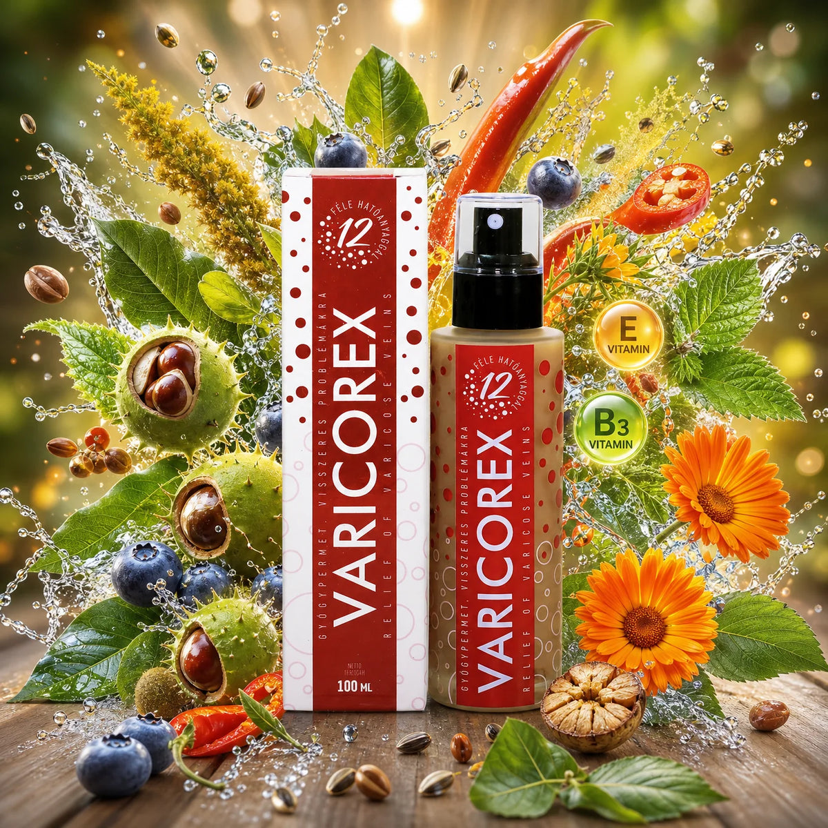 VARICOREX sprej za olakšanje i liječenje Proširenih Vena • 100ml