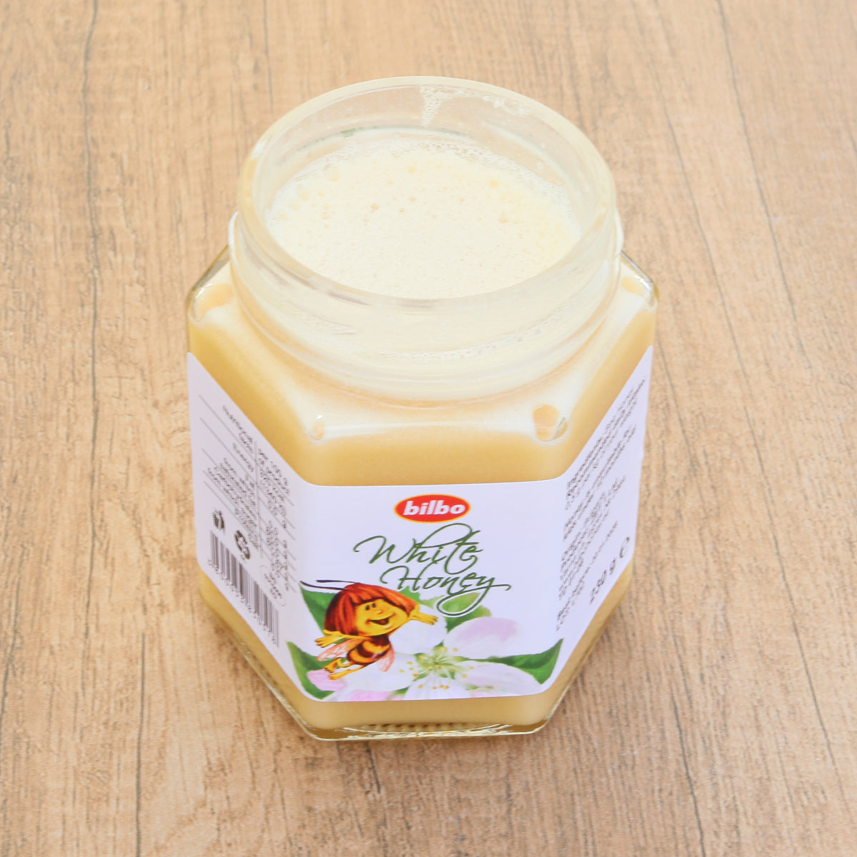 Bilbo raw sirovi bijeli med • 230 g
