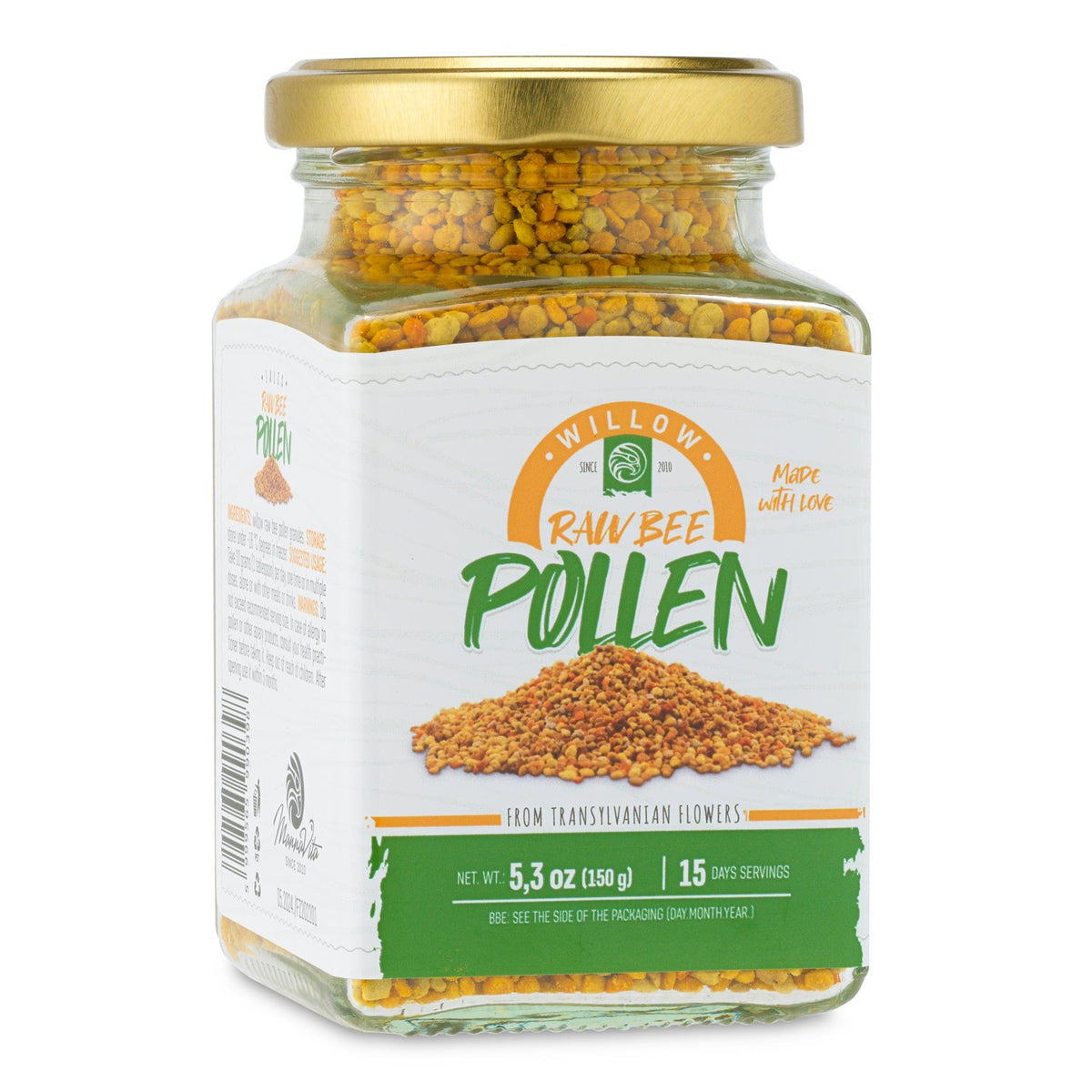 Mannavita neprerađeni cvjetni pelud od Vrbe • 150g